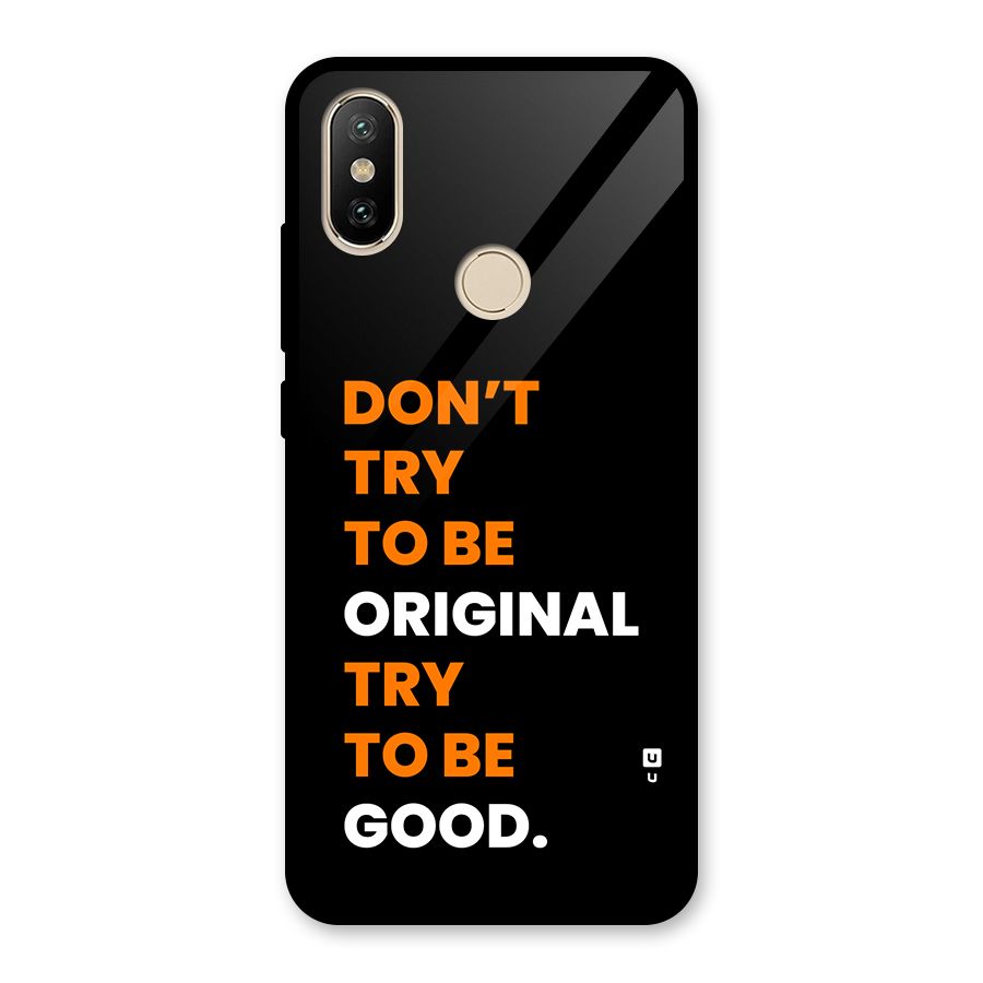 To Be Good Glass Back Case for Redmi A2