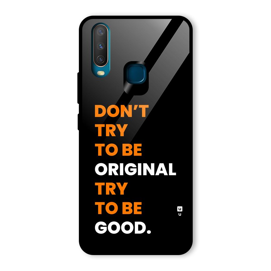 To Be Good Glass Back Case for Vivo U10