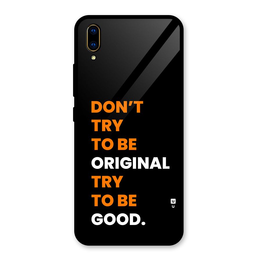 To Be Good Glass Back Case for Vivo V11 Pro