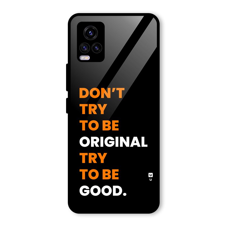 To Be Good Glass Back Case for Vivo V20