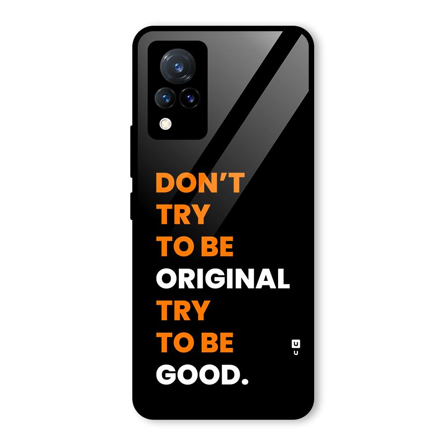 To Be Good Glass Back Case for Vivo V21 5G