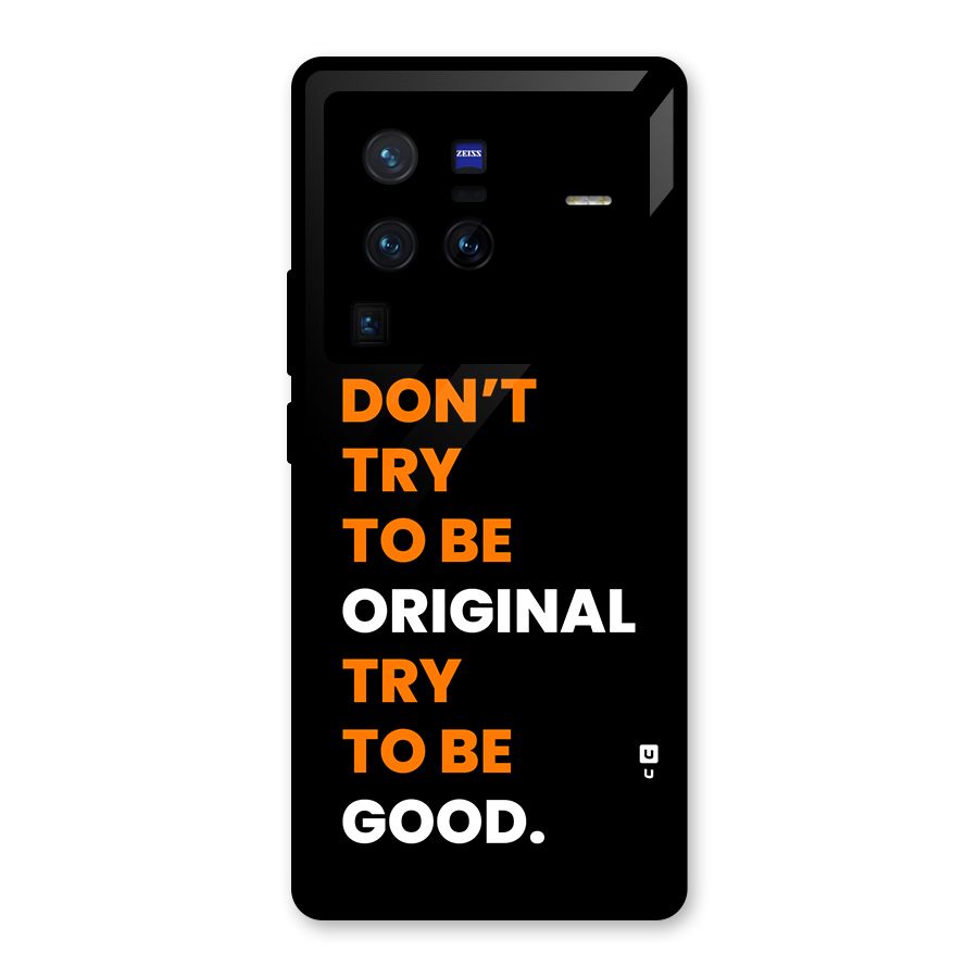 To Be Good Glass Back Case for Vivo X80 Pro