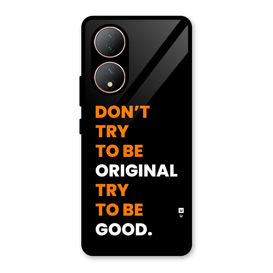 To Be Good Glass Back Case for Vivo Y100
