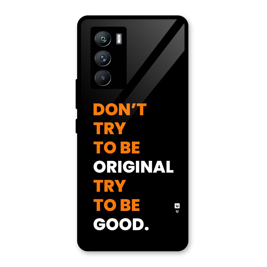 To Be Good Glass Back Case for Vivo iQOO 9 SE
