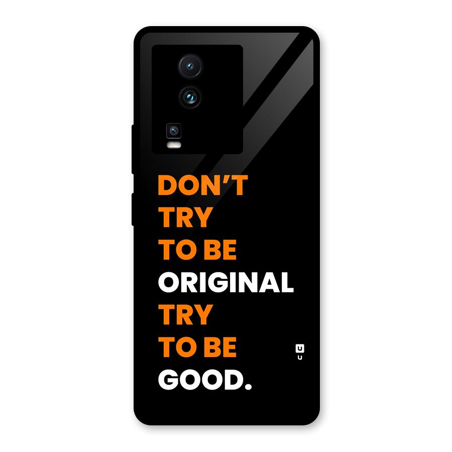 To Be Good Glass Back Case for Vivo iQOO Neo 7 Pro