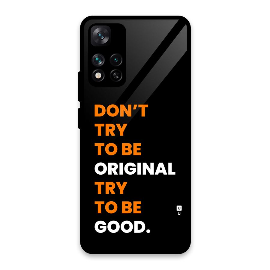 To Be Good Glass Back Case for Xiaomi 11i HyperCharge 5G