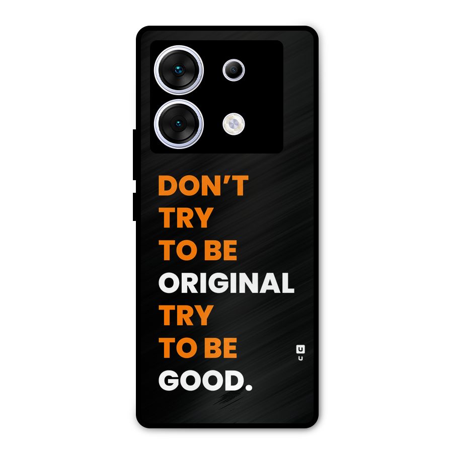 To Be Good Metal Back Case for Infinix Zero 30 5G