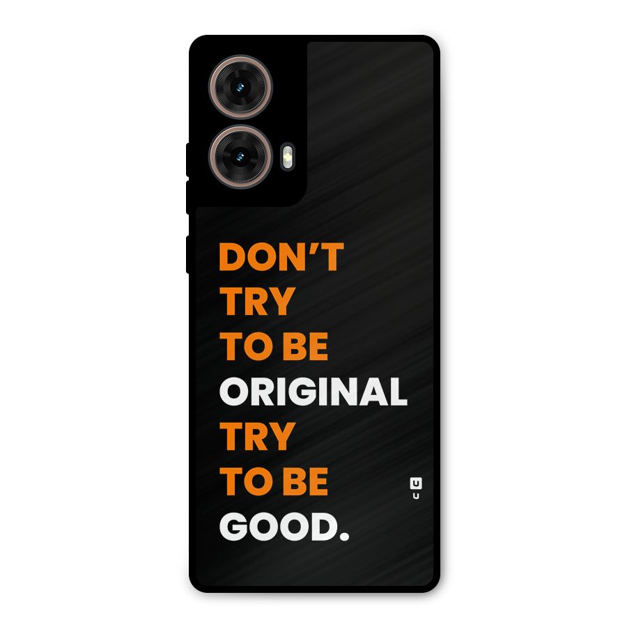 To Be Good Metal Back Case for Moto G85