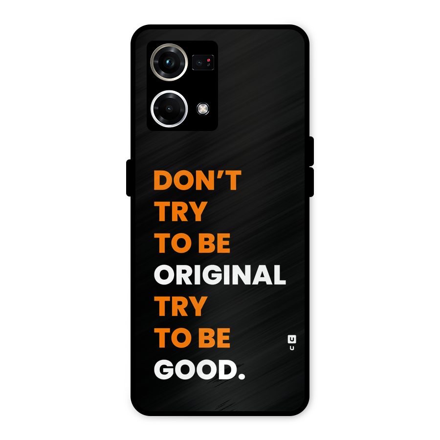 To Be Good Metal Back Case for Oppo F21 Pro 4G