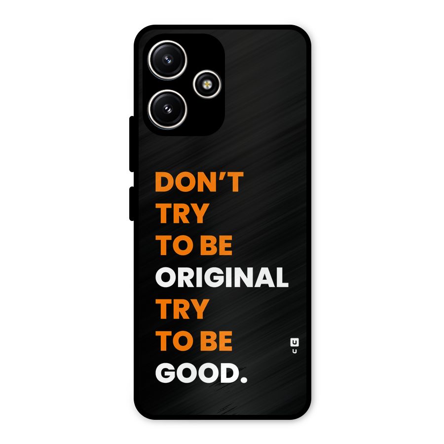 To Be Good Metal Back Case for Poco M6 Pro