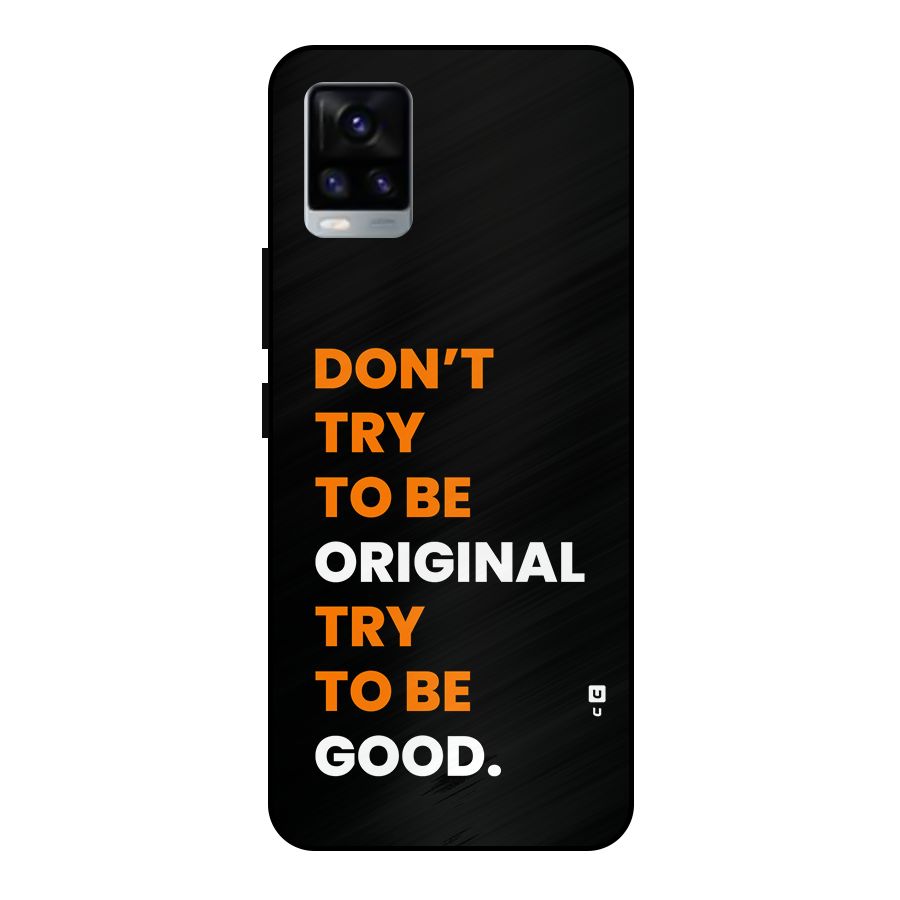 To Be Good Metal Back Case for Vivo V20 2021
