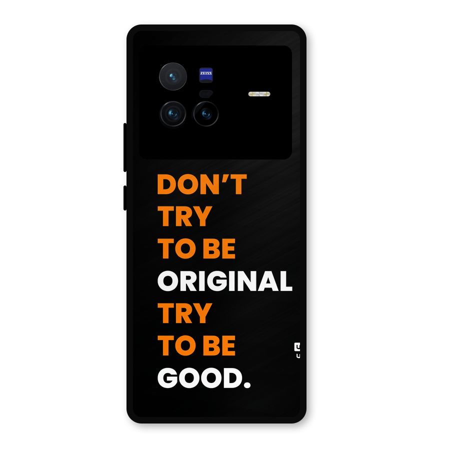 To Be Good Metal Back Case for Vivo X80