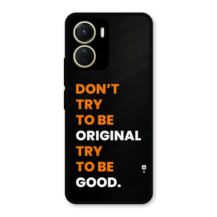 To Be Good Metal Back Case for Vivo Y16