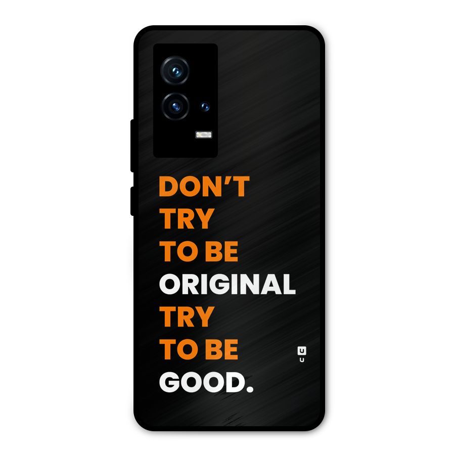To Be Good Metal Back Case for iQOO 9 5G
