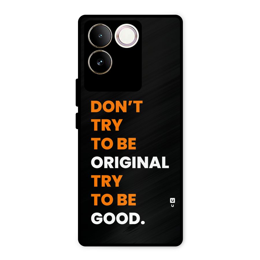To Be Good Metal Back Case for iQOO Z7 Pro