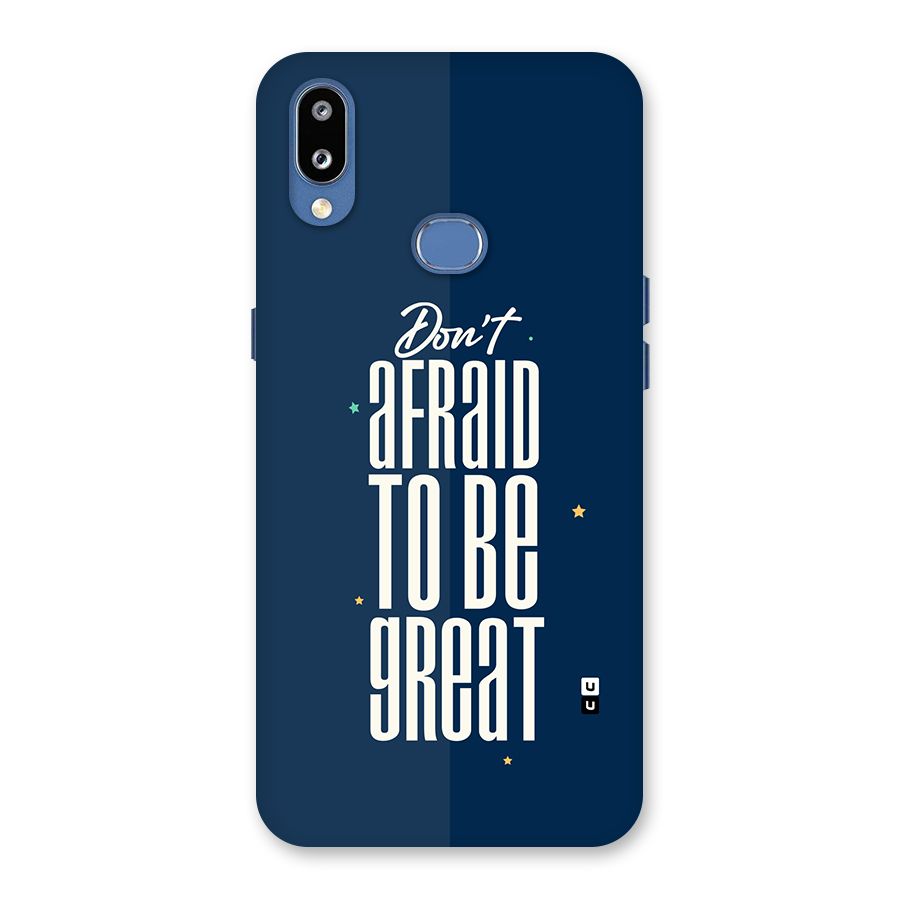 To Be Great Back Case for Galaxy M01s