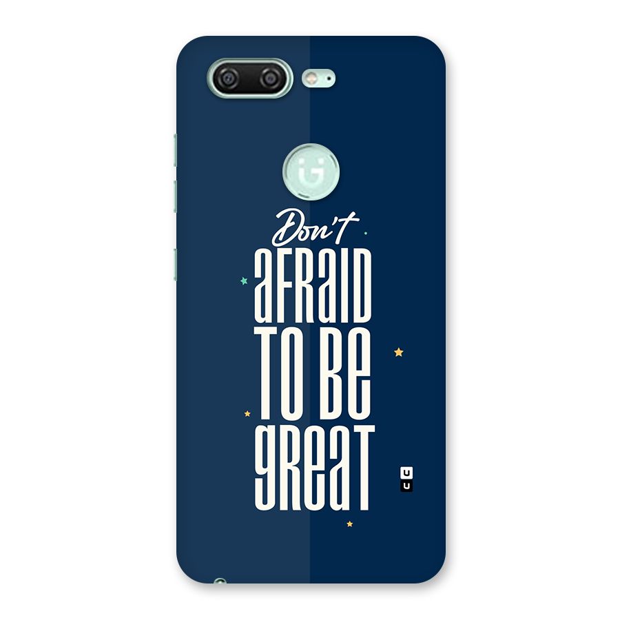 To Be Great Back Case for Gionee S10