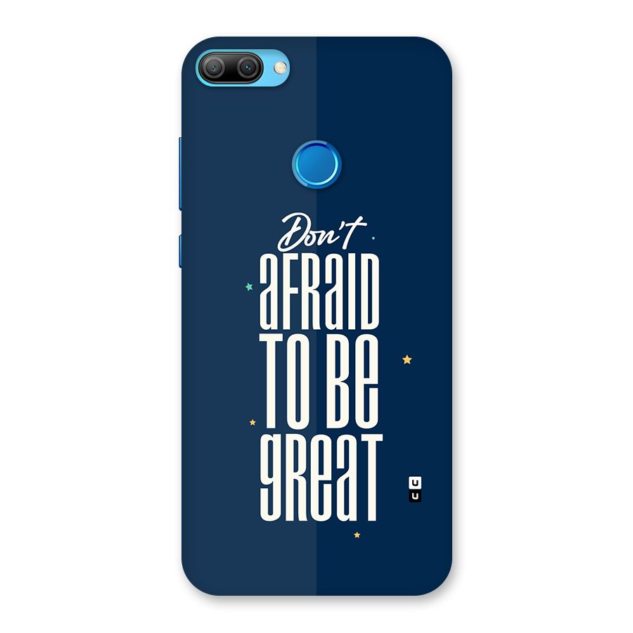 To Be Great Back Case for Honor 9N