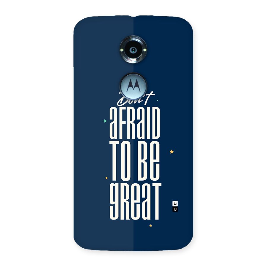 To Be Great Back Case for Moto X2