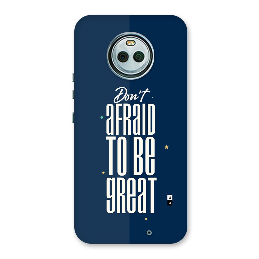 To Be Great Back Case for Moto X4