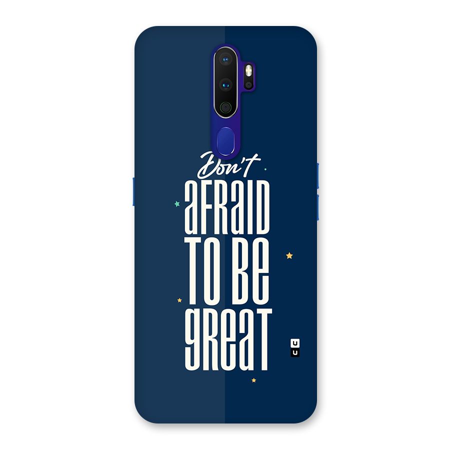 To Be Great Back Case for Oppo A9 (2020)