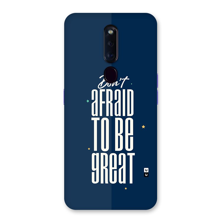 To Be Great Back Case for Oppo F11 Pro