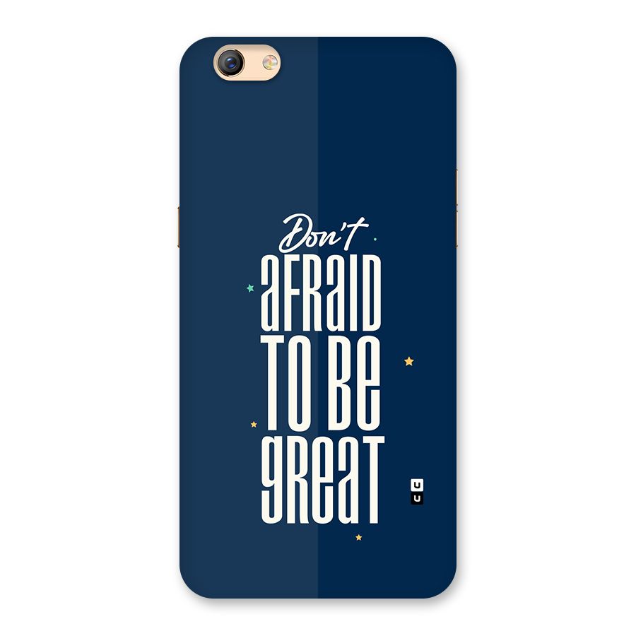 To Be Great Back Case for Oppo F3 Plus