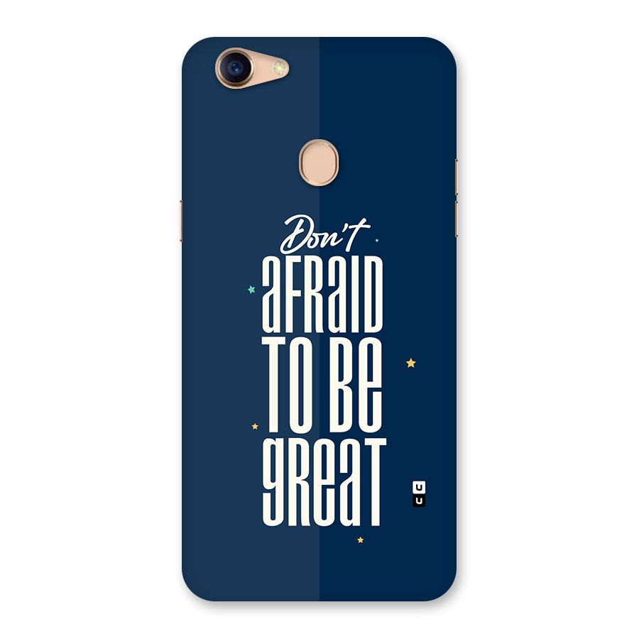 To Be Great Back Case for Oppo F5