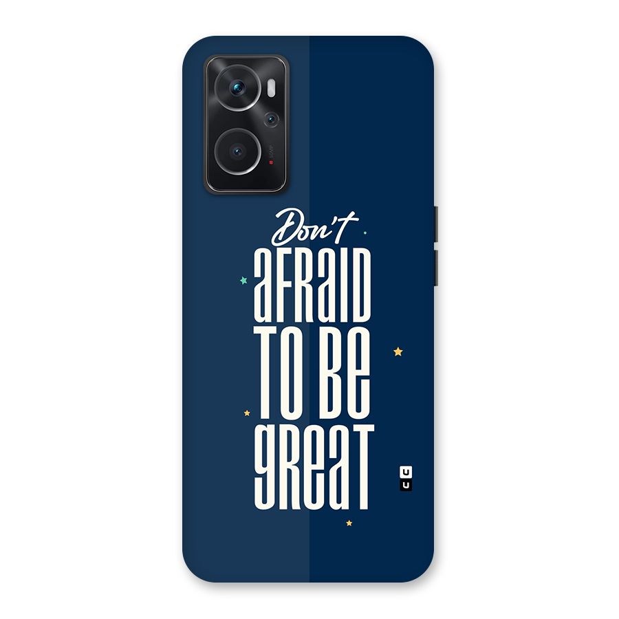 To Be Great Back Case for Oppo K10 4G