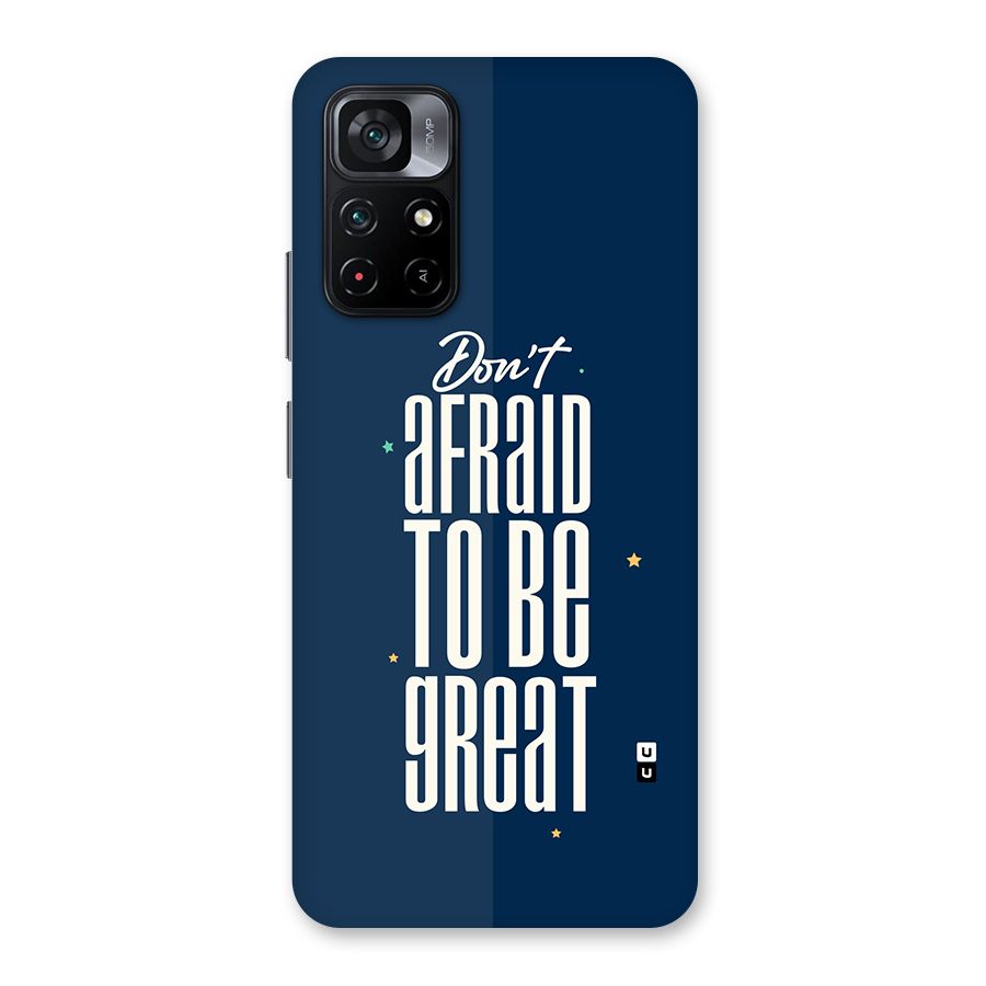 To Be Great Back Case for Poco M4 Pro 5G