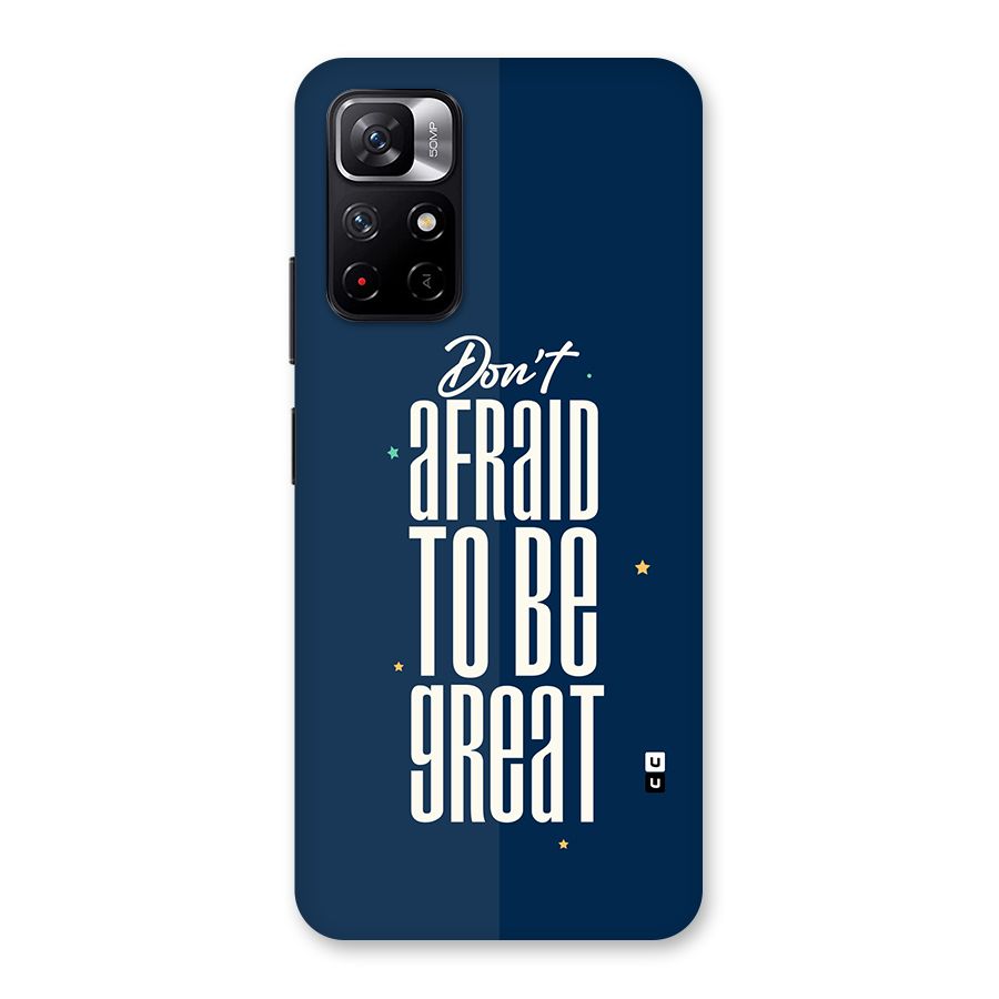 To Be Great Back Case for Redmi Note 11T 5G