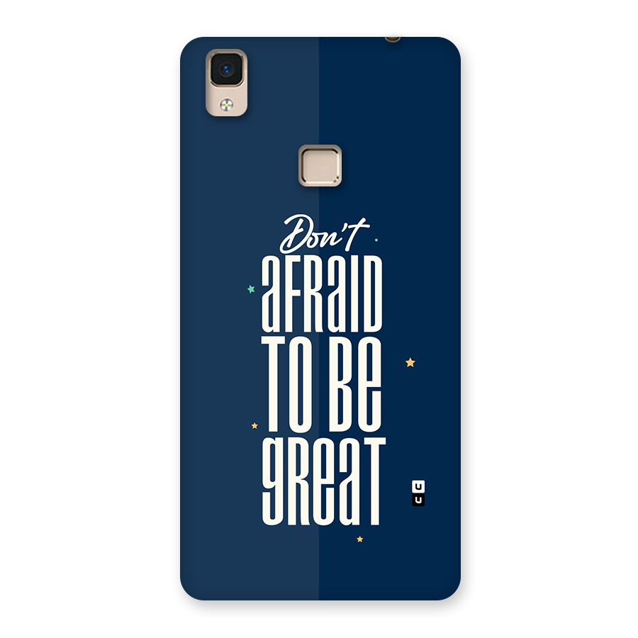 To Be Great Back Case for V3 Max