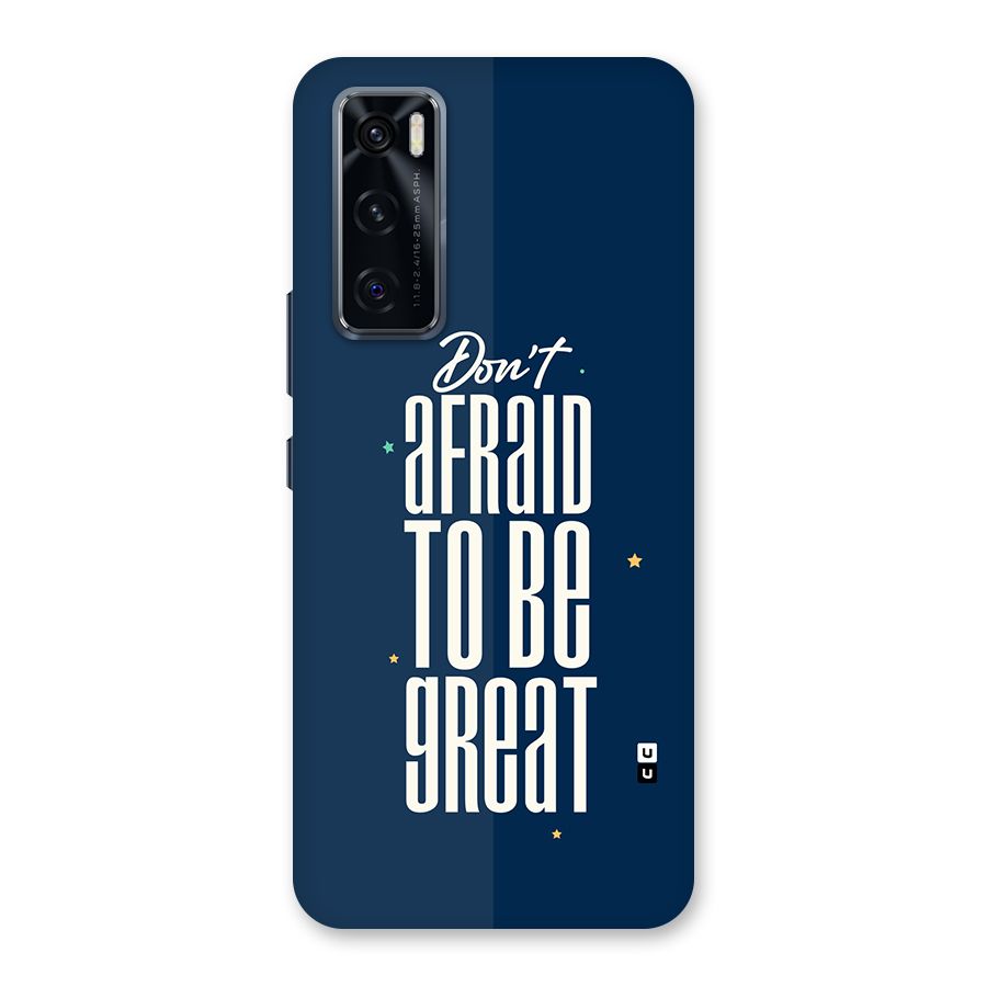 To Be Great Back Case for Vivo V20 SE