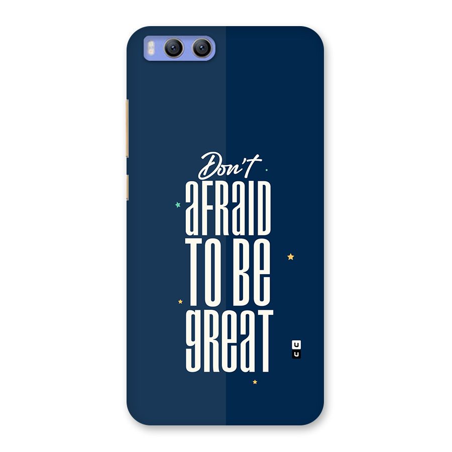 To Be Great Back Case for Xiaomi Mi 6