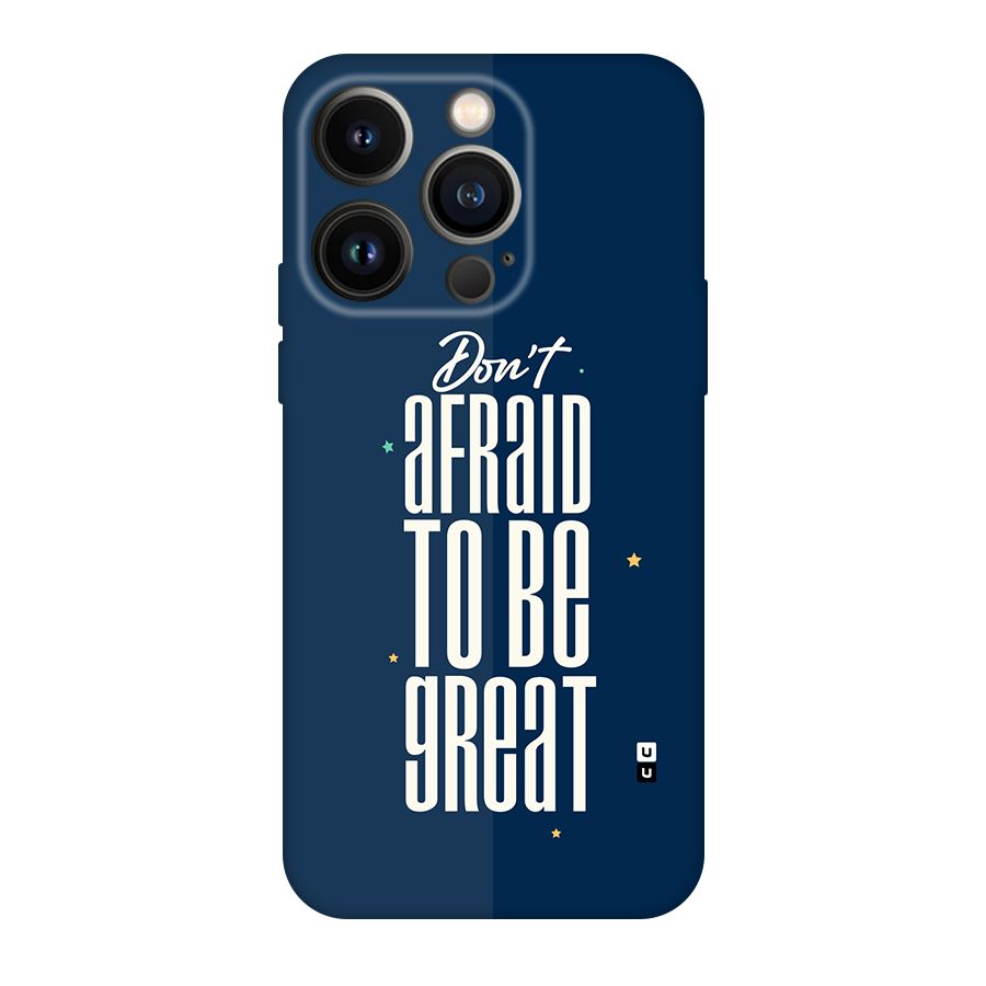 To Be Great Back Case for iPhone 14 Pro