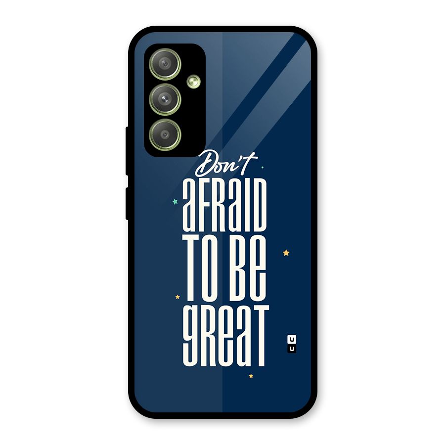 To Be Great Glass Back Case for Galaxy A54