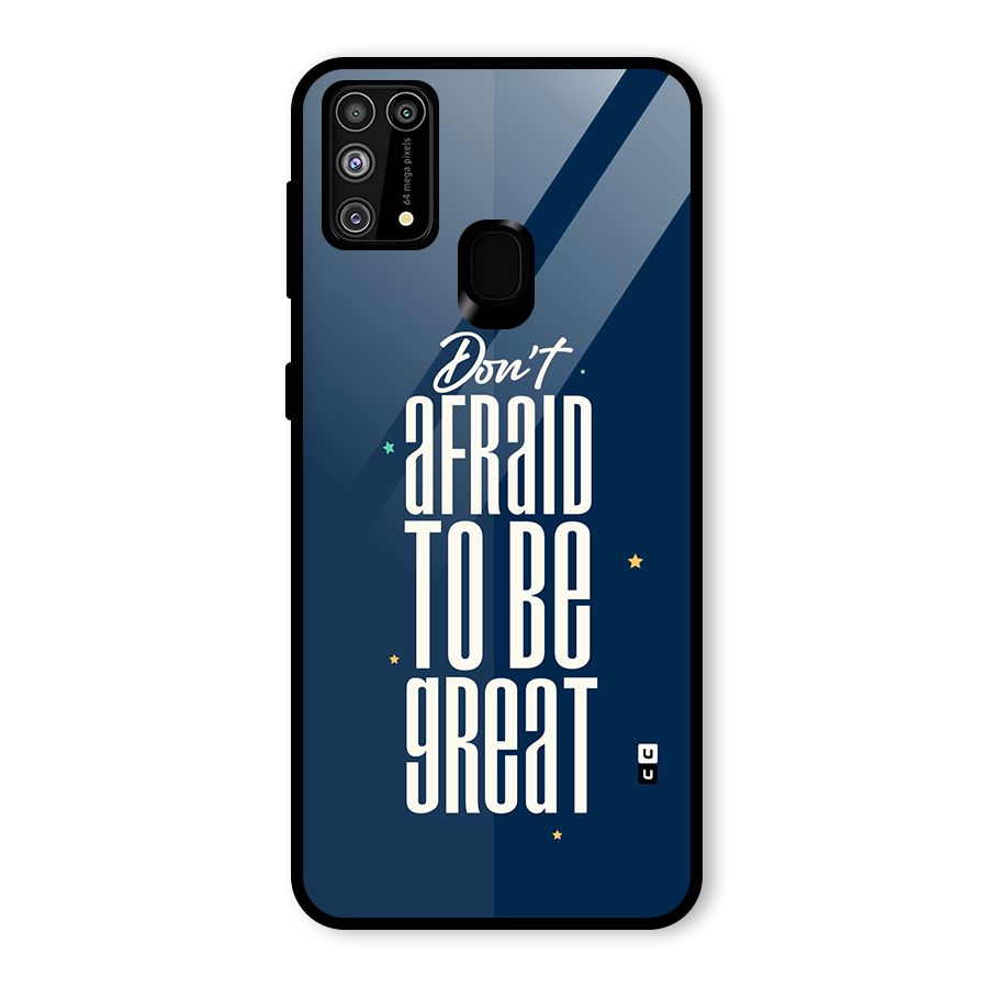 To Be Great Glass Back Case for Galaxy F41