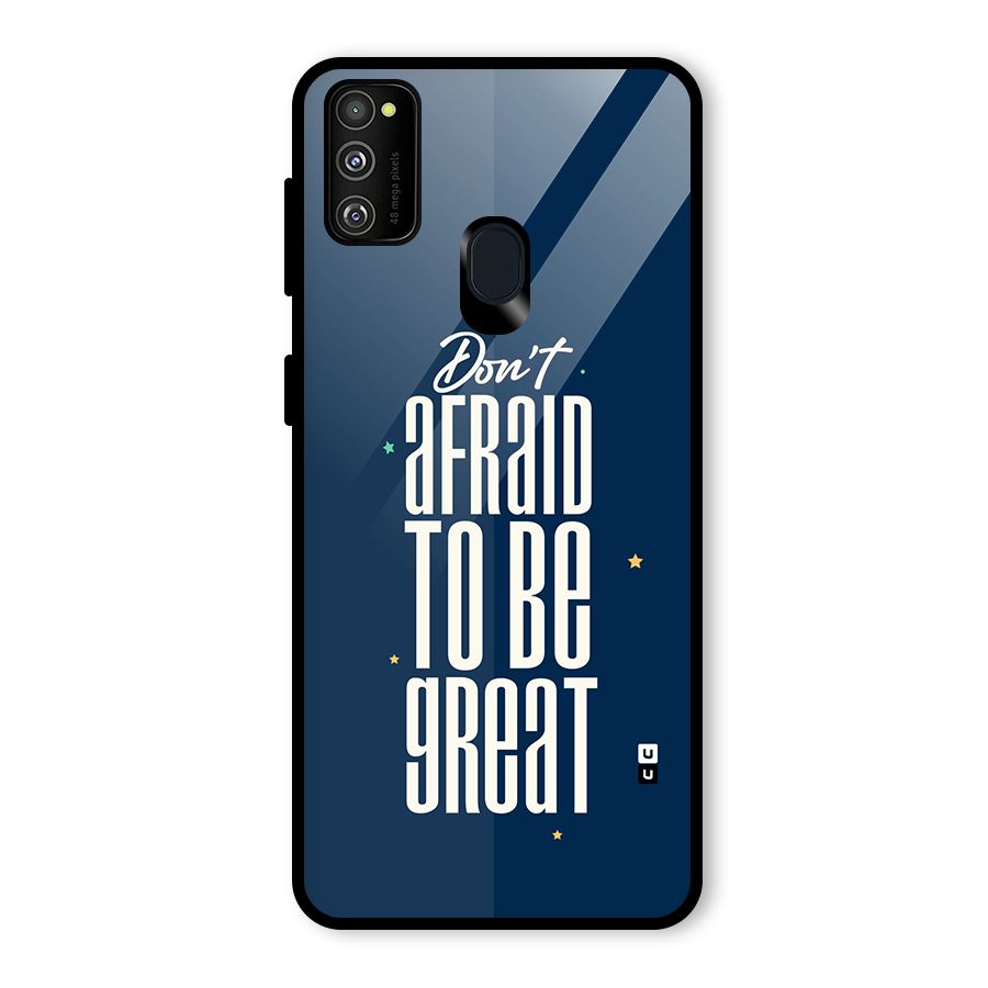 To Be Great Glass Back Case for Galaxy M21