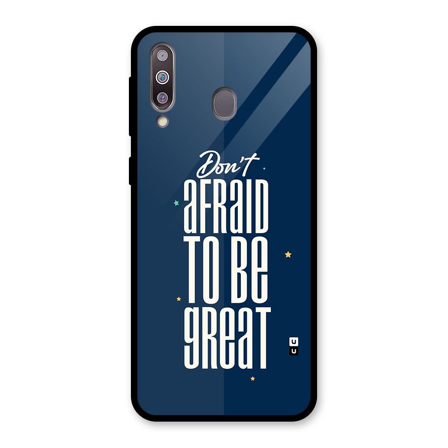To Be Great Glass Back Case for Galaxy M30