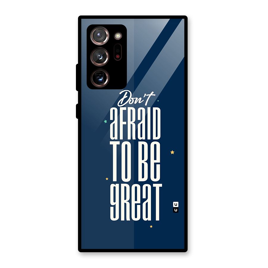 To Be Great Glass Back Case for Galaxy Note 20 Ultra