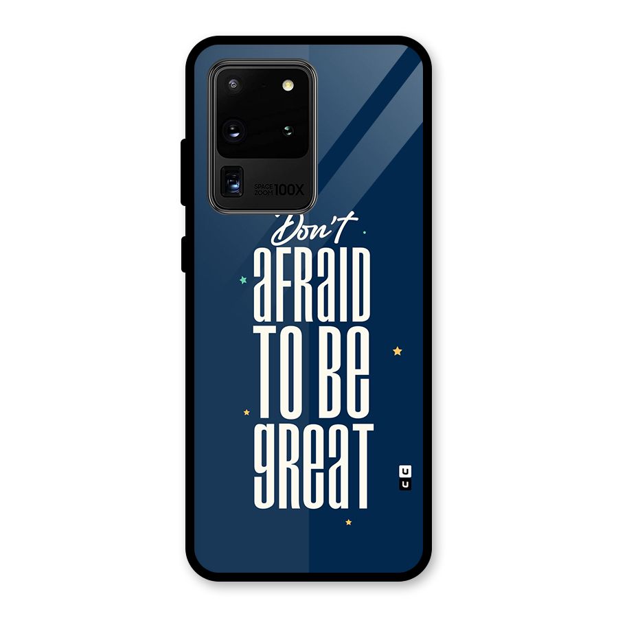 To Be Great Glass Back Case for Galaxy S20 Ultra