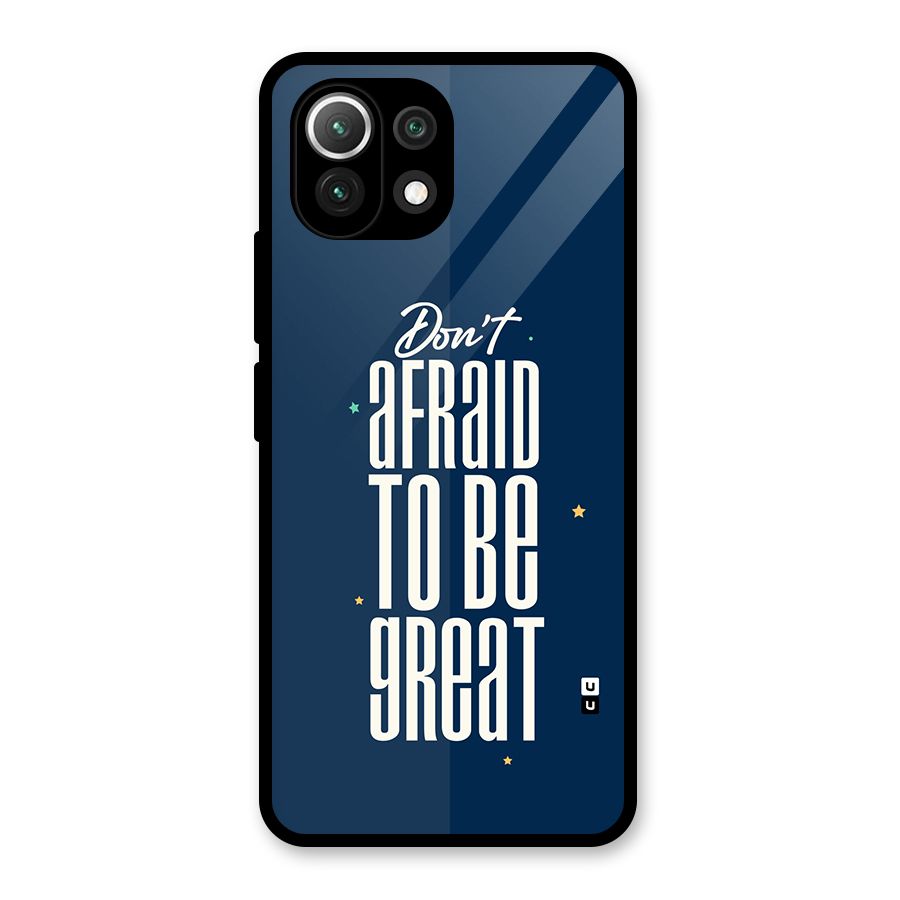 To Be Great Glass Back Case for Mi 11 Lite