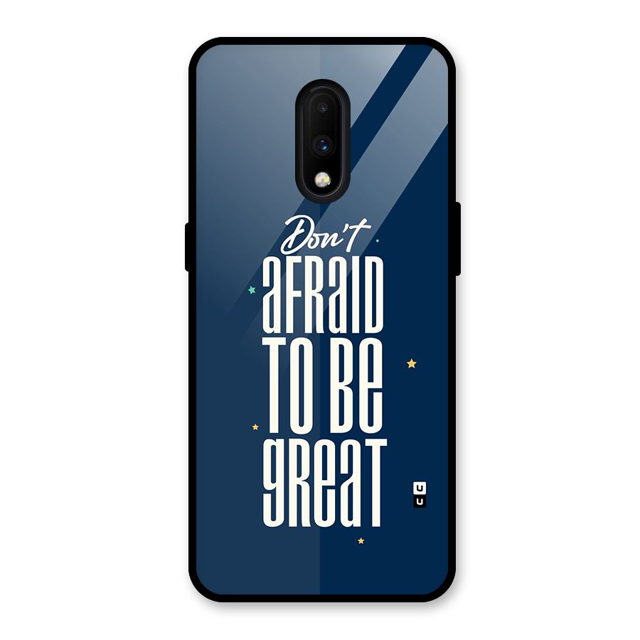 To Be Great Glass Back Case for OnePlus 7