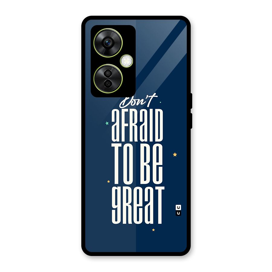 To Be Great Glass Back Case for OnePlus Nord CE 3 Lite