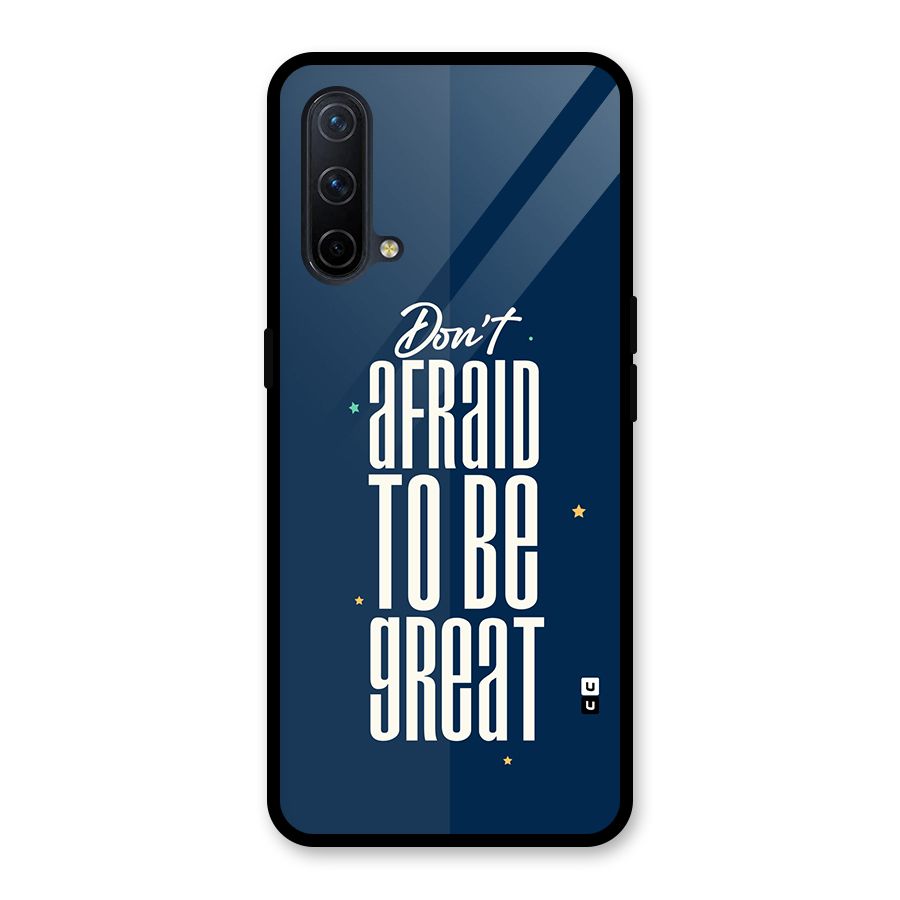 To Be Great Glass Back Case for OnePlus Nord CE 5G