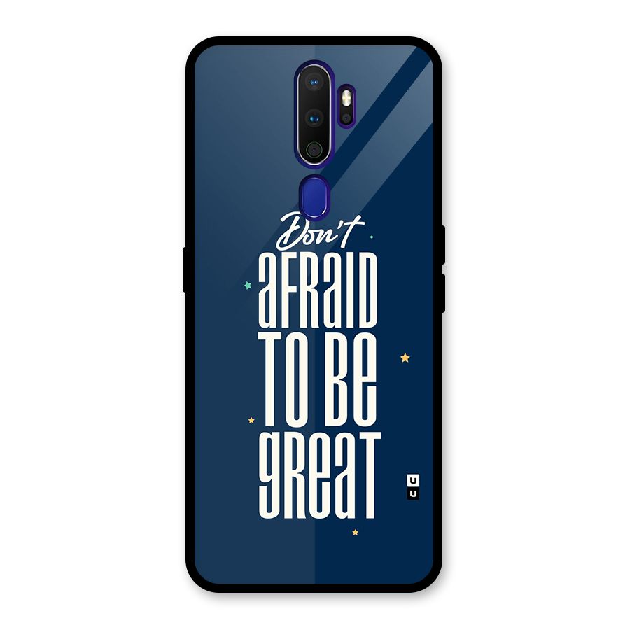 To Be Great Glass Back Case for Oppo A9 (2020)
