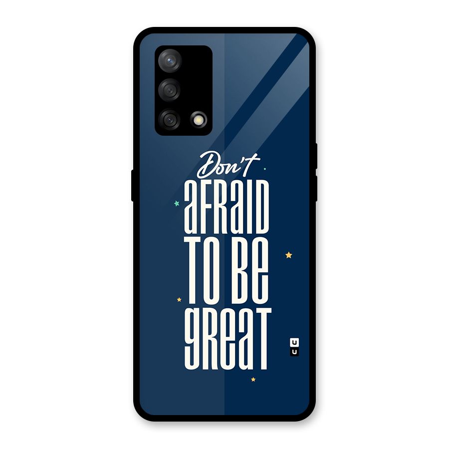 To Be Great Glass Back Case for Oppo F19