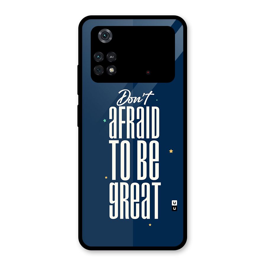 To Be Great Glass Back Case for Poco M4 Pro 4G