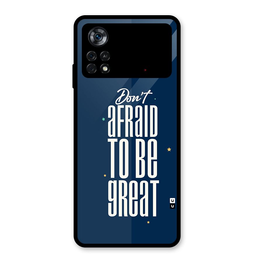 To Be Great Glass Back Case for Poco X4 Pro 5G