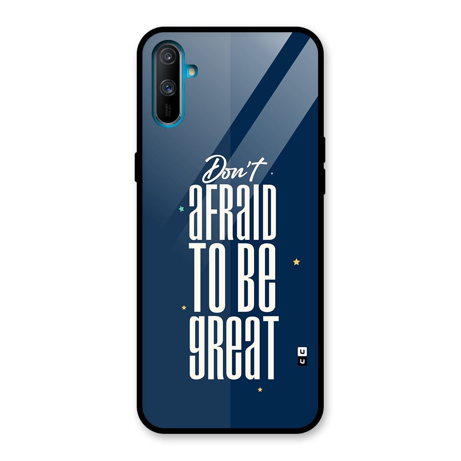 To Be Great Glass Back Case for Realme C3
